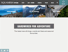 Tablet Screenshot of exploresquamish.com